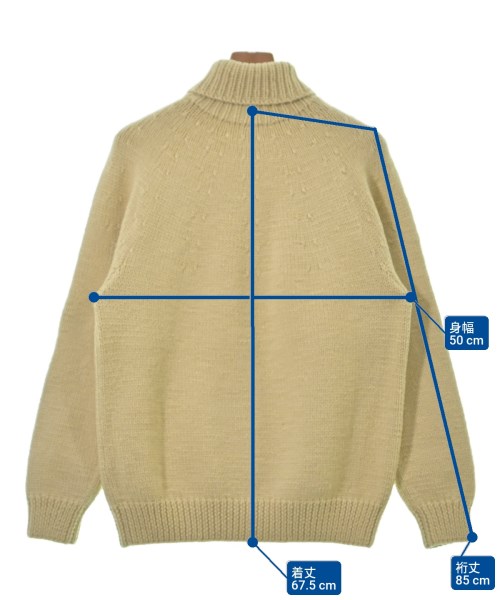 COMOLI（コモリ）ニット・セーター 黄 サイズ:2(M位) メンズ/2200635565181