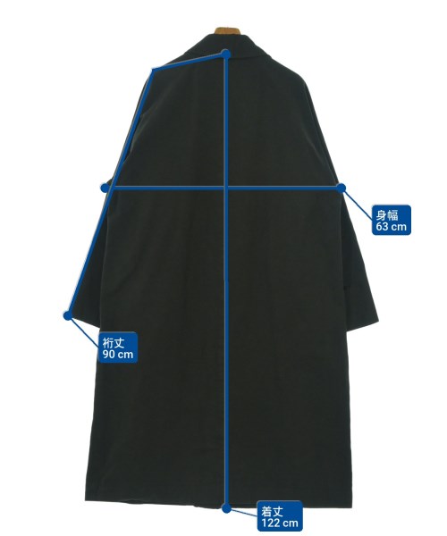 COMOLI（コモリ）コート 黒 サイズ:3(L位) メンズ/2200638803013