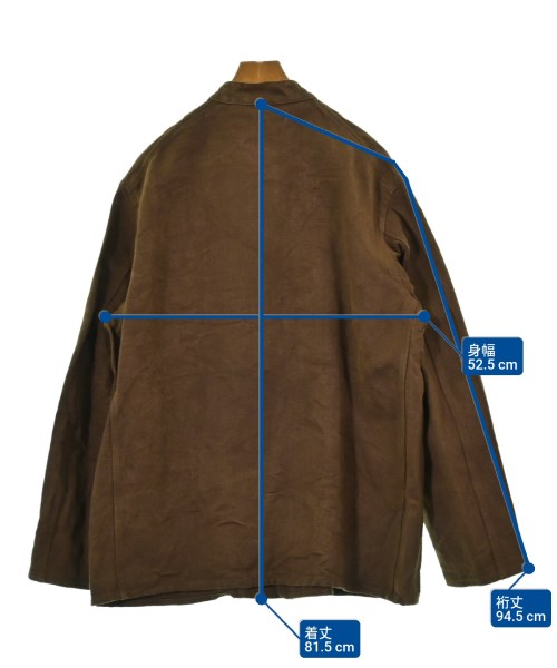 COMOLI（コモリ）カジュアルジャケット 茶 サイズ:3(L位) メンズ/2200632054015