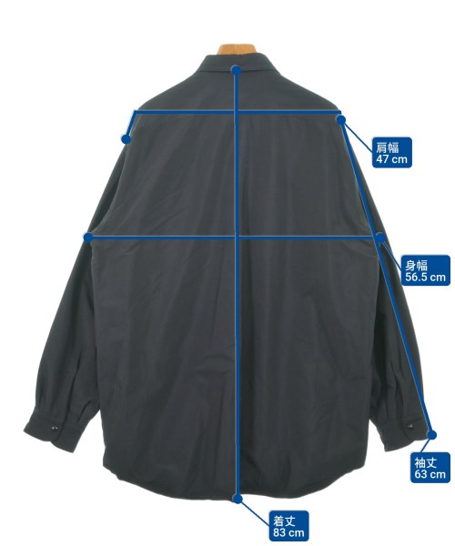 COMOLI（コモリ）ブルゾン 黒 サイズ:3(L位) メンズ/2200639340012