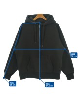 COMOLI（コモリ）パーカー 黒 サイズ:2(M位) メンズ/2200626115081