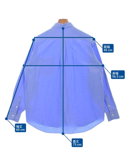 COMOLI（コモリ）カジュアルシャツ 紫 サイズ:1(S位) メンズ/2200626115142