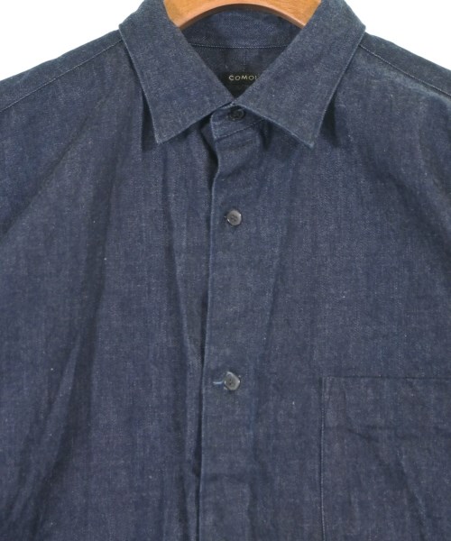 COMOLI（コモリ）カジュアルシャツ 紺 サイズ:2(M位) メンズ/2200626115203