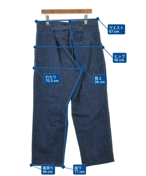 COMOLI（コモリ）デニムパンツ 紺 サイズ:2(M位) メンズ/2200627087011
