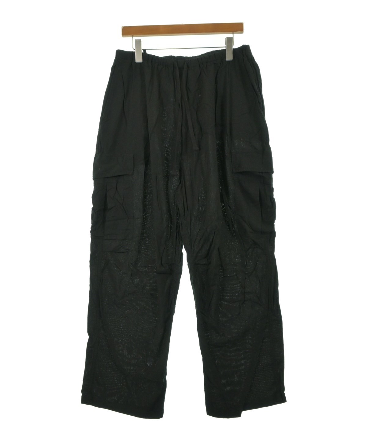 COMOLI（コモリ）カーゴパンツ 黒 サイズ:3(L位) メンズ/2200640684143
