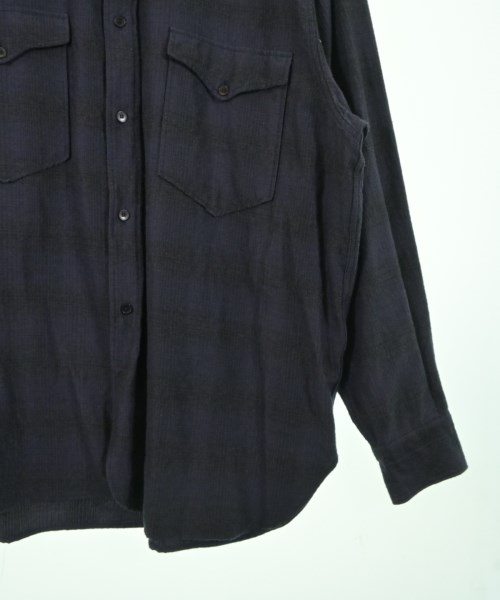 COMOLI（コモリ）カジュアルシャツ 紺 サイズ:2(M位) メンズ/2200641801013