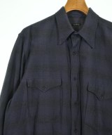 COMOLI（コモリ）カジュアルシャツ 紺 サイズ:2(M位) メンズ/2200641801013