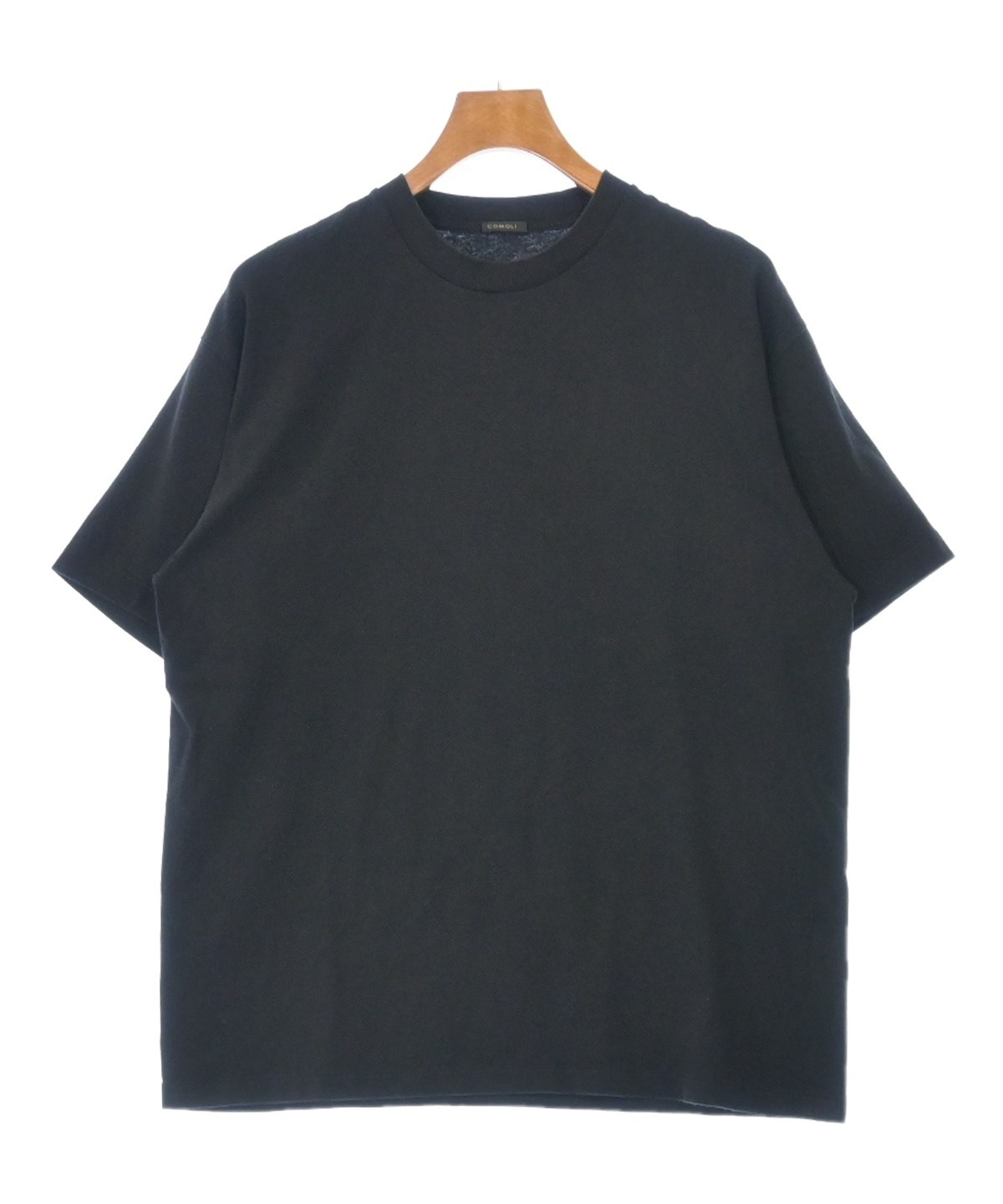 COMOLI コモリ Tシャツ・カットソー メンズ 【古着】【中古】 COMOLI（コモリ）Tシャツ・カットソー 黒 サイズ:3(L位) メンズ