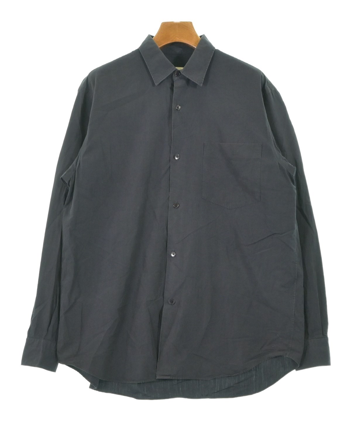 COMOLI コモリ カジュアルシャツ メンズ 【古着】【中古】 COMOLI（コモリ）カジュアルシャツ 紺 サイズ:1(S位) メンズ