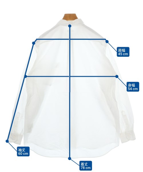 COMOLI（コモリ）カジュアルシャツ 白 サイズ:2(M位) メンズ/2200641842047