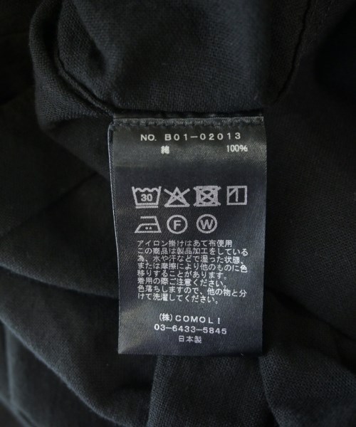 COMOLI（コモリ）カジュアルシャツ 黒 サイズ:4(XL位) メンズ/2200622427034