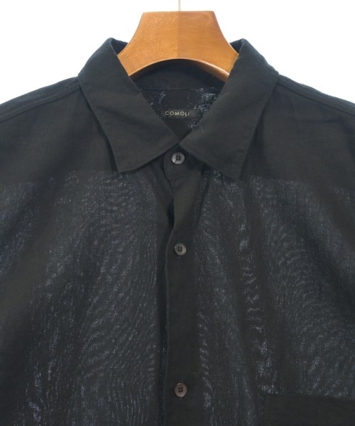 COMOLI（コモリ）カジュアルシャツ 黒 サイズ:4(XL位) メンズ/2200622427034