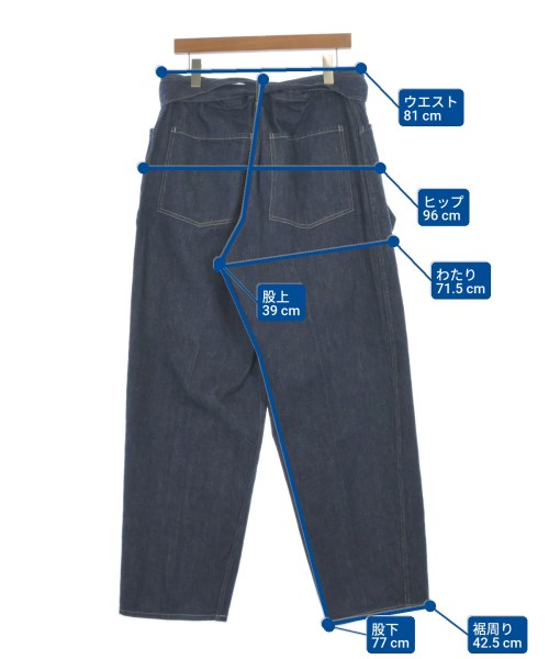 COMOLI（コモリ）デニムパンツ 紺 サイズ:4(XL位) メンズ/2200622657028