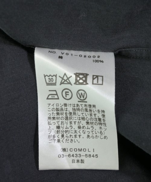 COMOLI（コモリ）カジュアルシャツ 紺 サイズ:3(L位) メンズ/2200627887031