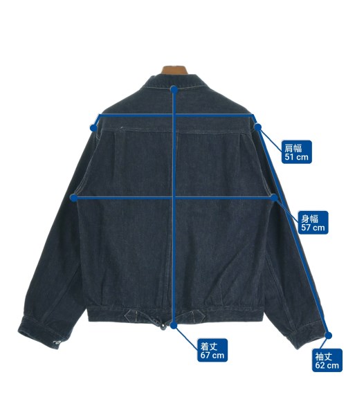 COMOLI（コモリ）デニムジャケット 紺 サイズ:4(XL位) メンズ/2200628308030