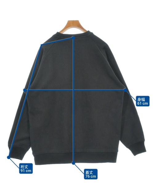 COMOLI（コモリ）スウェット 黒 サイズ:4(XL位) メンズ/2200628308061