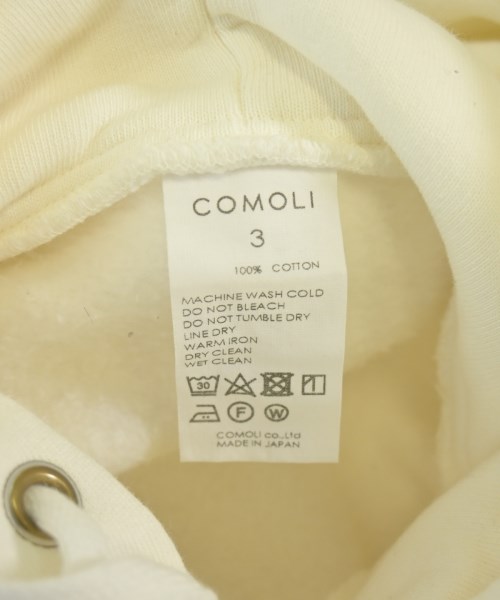 COMOLI（コモリ）スウェット 白 サイズ:3(L位) メンズ/2200628308085