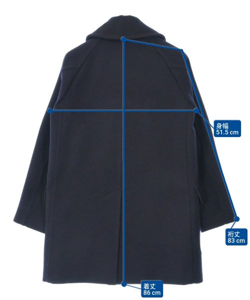 COMOLI（コモリ）ピーコート 紺 サイズ:1(S位) メンズ/2200628850010