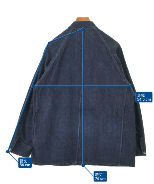 COMOLI（コモリ）カバーオール 紺 サイズ:2(M位) メンズ/2200616156018