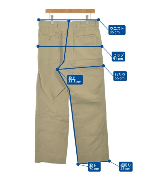 COMOLI（コモリ）チノパン カーキ サイズ:3(L位) メンズ/2200617818113