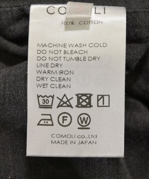 COMOLI（コモリ）その他 黒 サイズ:3(L位) メンズ/2200616856277