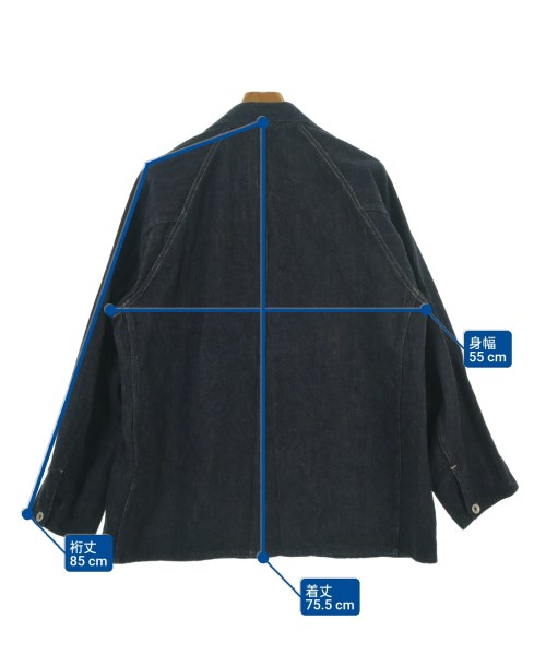 COMOLI（コモリ）カバーオール 紺 サイズ:2(M位) メンズ/2200630962039