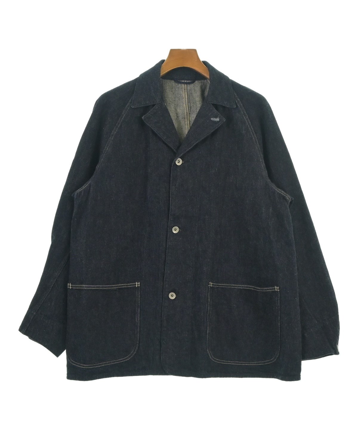 COMOLI 100%コットン カバーオール 黒 COMOLI（コモリ）カバーオール 紺 サイズ:2(M位) メンズ/2200630962039