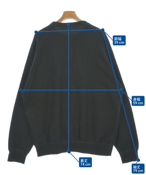 COMOLI（コモリ）スウェット 黒 サイズ:4(XL位) メンズ/2200630161012