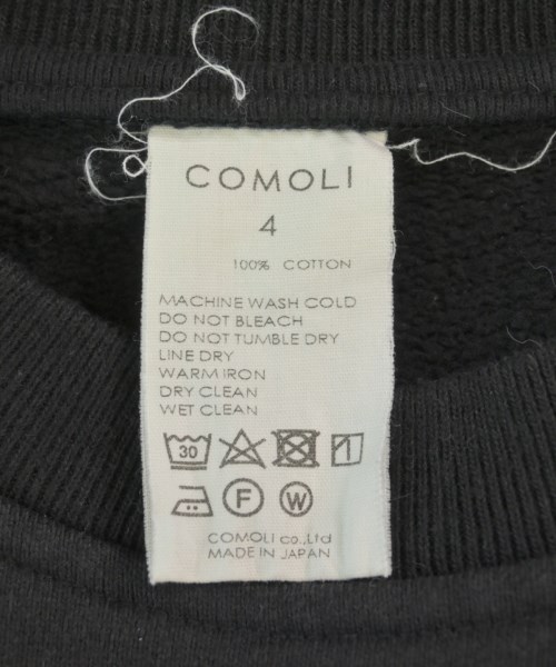 COMOLI（コモリ）スウェット 黒 サイズ:4(XL位) メンズ/2200630161029
