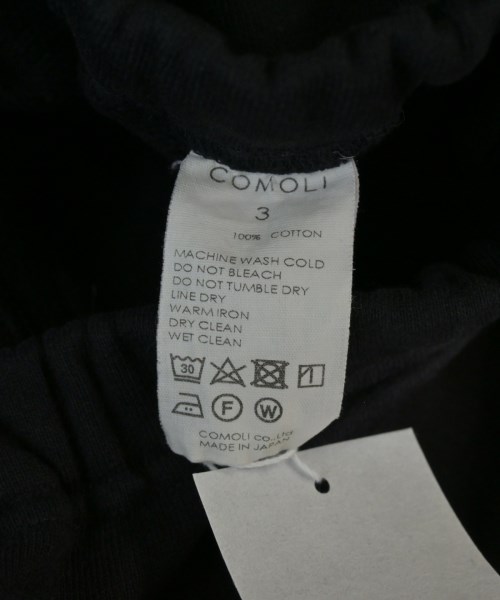 COMOLI（コモリ）スウェットパンツ 黒 サイズ:3(L位) メンズ/2200630161036
