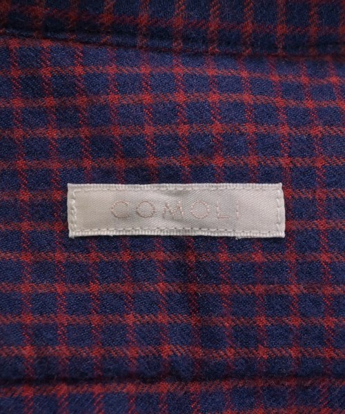 COMOLI（コモリ）カジュアルシャツ 紺 サイズ:2(M位) メンズ/2200631834021