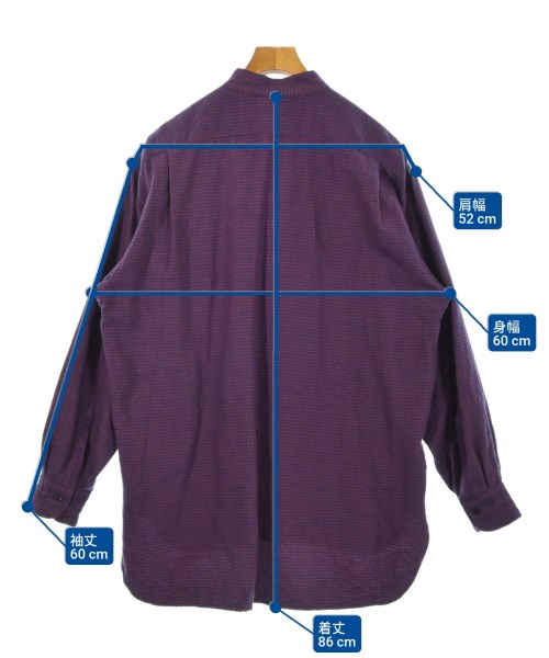 COMOLI（コモリ）カジュアルシャツ 紺 サイズ:2(M位) メンズ/2200631834021