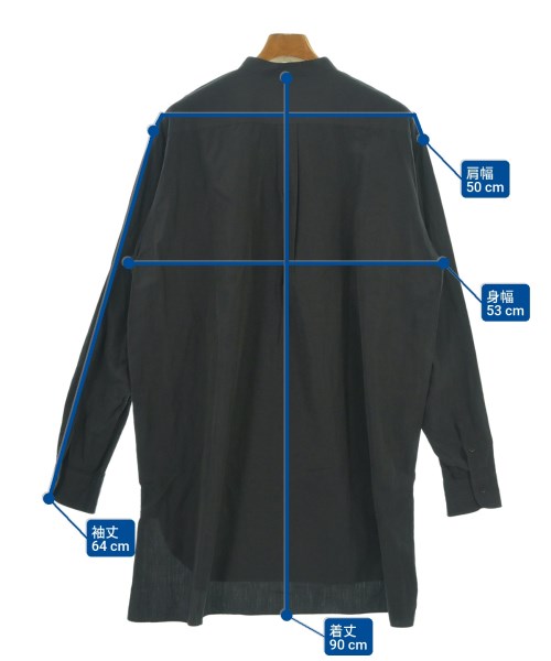 COMOLI（コモリ）カジュアルシャツ グレー サイズ:3(L位) メンズ/2200633149024