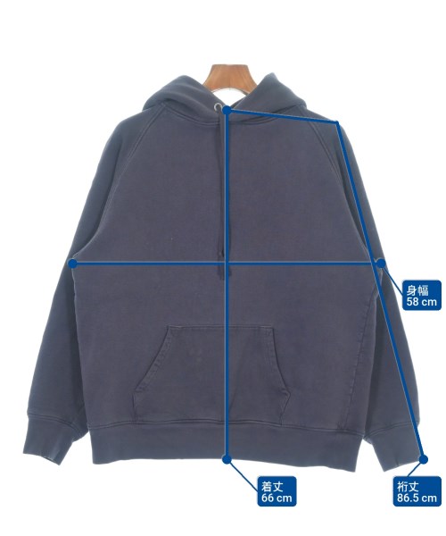 COMOLI（コモリ）パーカー 紫 サイズ:2(M位) メンズ/2200632836093