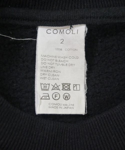 COMOLI（コモリ）スウェット 黒 サイズ:2(M位) メンズ/2200632836116