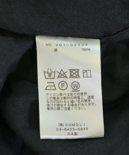COMOLI（コモリ）カジュアルシャツ 黒 サイズ:2(M位) メンズ/2200632836130