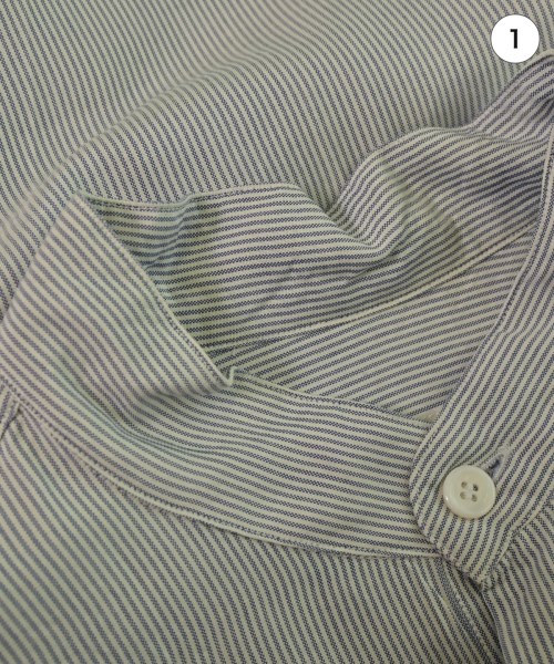 COMOLI（コモリ）カジュアルシャツ 青 サイズ:1(S位) メンズ/2200633324087