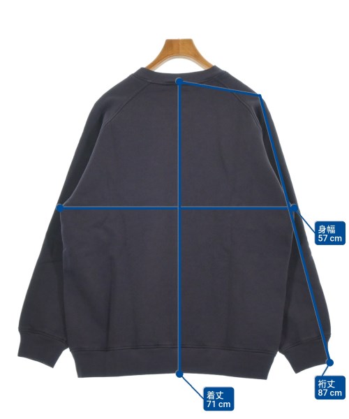 COMOLI（コモリ）スウェット 紺 サイズ:3(L位) メンズ/2200610002229
