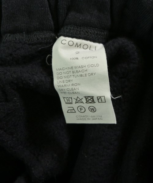 COMOLI（コモリ）スウェットパンツ 黒 サイズ:2(M位) メンズ/2200610826023