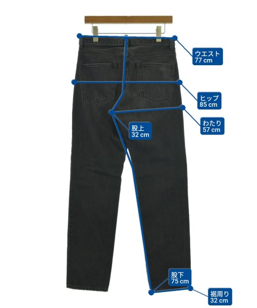 COMOLI（コモリ）デニムパンツ 黒 サイズ:2(M位) メンズ/2200617710028