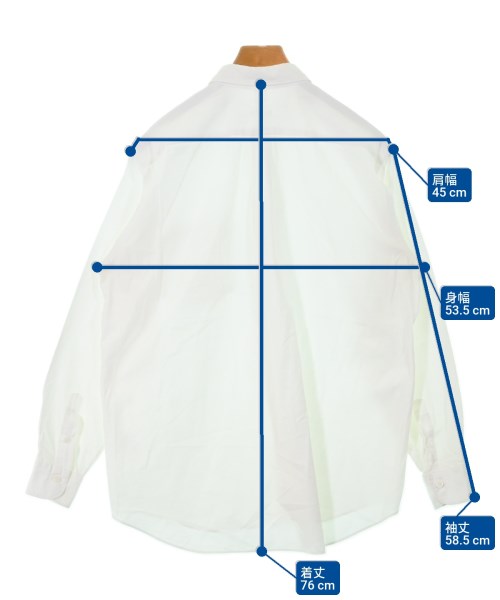 COMOLI（コモリ）カジュアルシャツ 白 サイズ:2(M位) メンズ/2200617831037