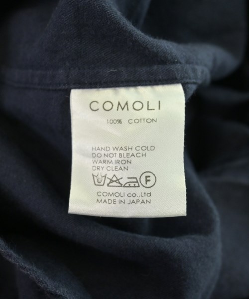 COMOLI（コモリ）カジュアルシャツ 紺 サイズ:2(M位) メンズ/2200618987030
