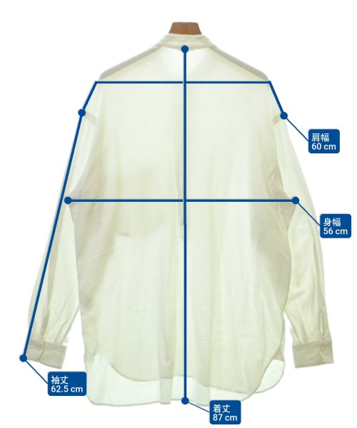 COMOLI（コモリ）カジュアルシャツ 白 サイズ:2(M位) メンズ/2200619637019