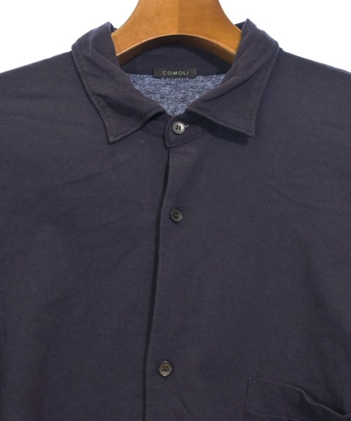 COMOLI（コモリ）カジュアルシャツ 紺 サイズ:3(L位) メンズ/2200619644048