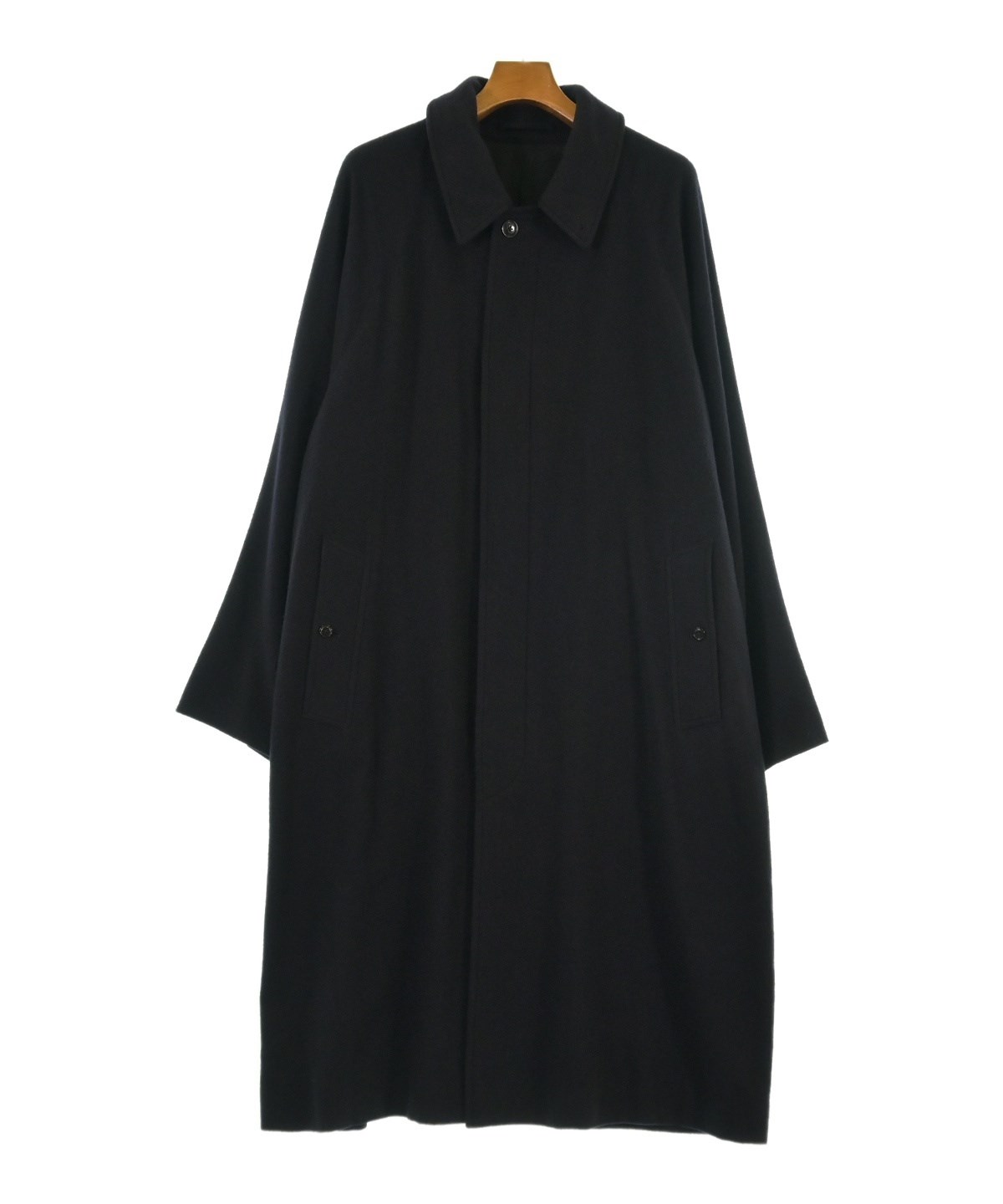 comoli ステンカラーコート COMOLI（コモリ）ステンカラーコート 紺 サイズ:3(L位) メンズ