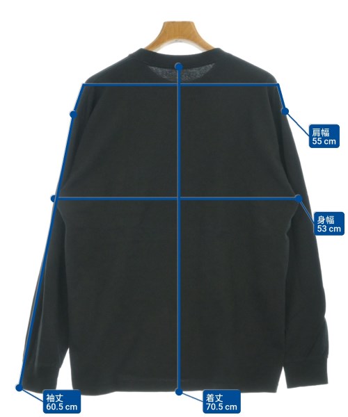 COMOLI（コモリ）Tシャツ・カットソー 黒 サイズ:3(L位) メンズ/2200668354035