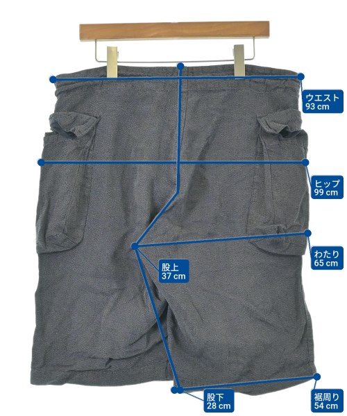 COMOLI（コモリ）ショートパンツ 紺 サイズ:2(M位) メンズ/2200672741036