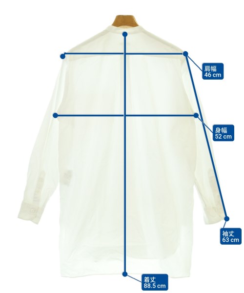 COMOLI（コモリ）カジュアルシャツ 白 サイズ:1(S位) メンズ/2200669020052