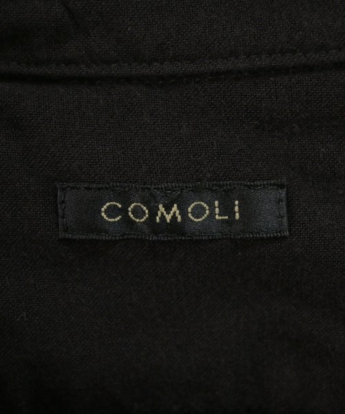 COMOLI（コモリ）カジュアルシャツ 黒 サイズ:4(XL位) メンズ/2200672847035