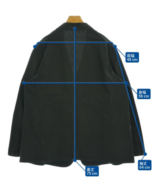 COMOLI（コモリ）カジュアルジャケット 黒 サイズ:3(L位) メンズ/2200675574013